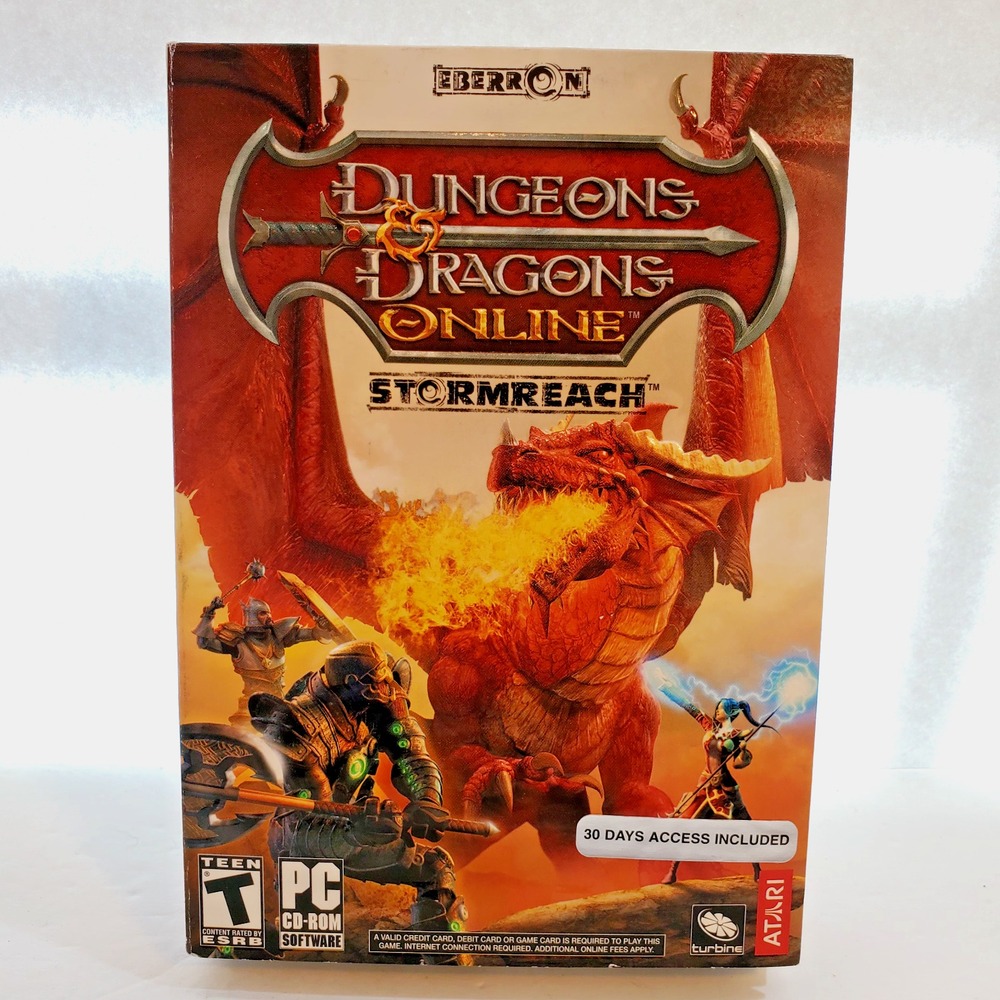 Dungeons & Dragons Online: Stormreach DVD-ROM (PC, 2006) New Sealed